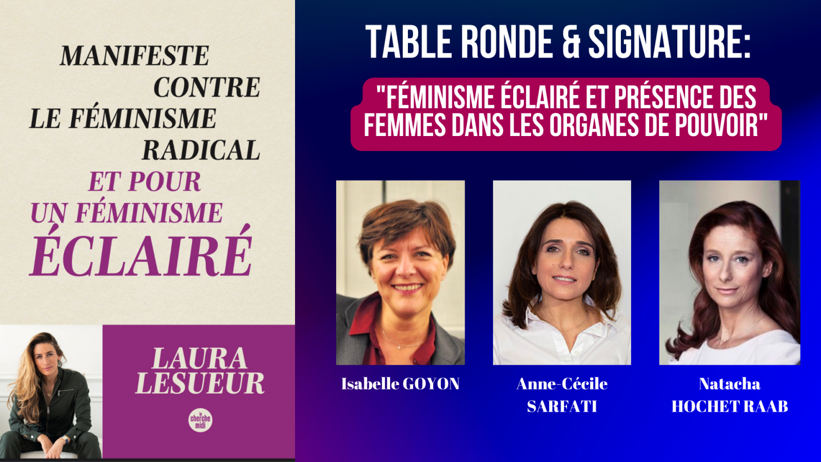 Signature & Table ronde de Laura Lesueur