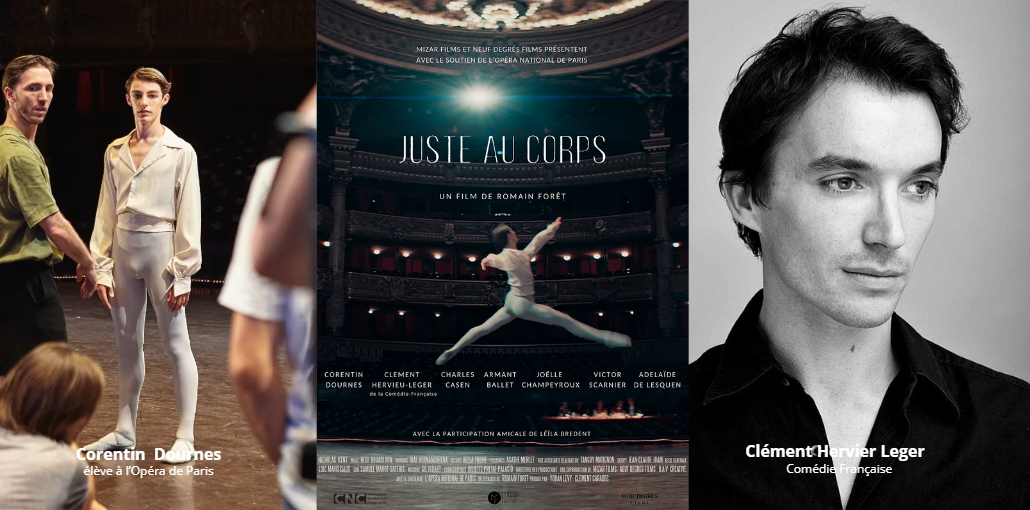 Ciné-Débat : court métrage "Juste au corps" de Romain Forêt en présence des acteurs (de la Comédie Française et de l'Opéra de Paris)