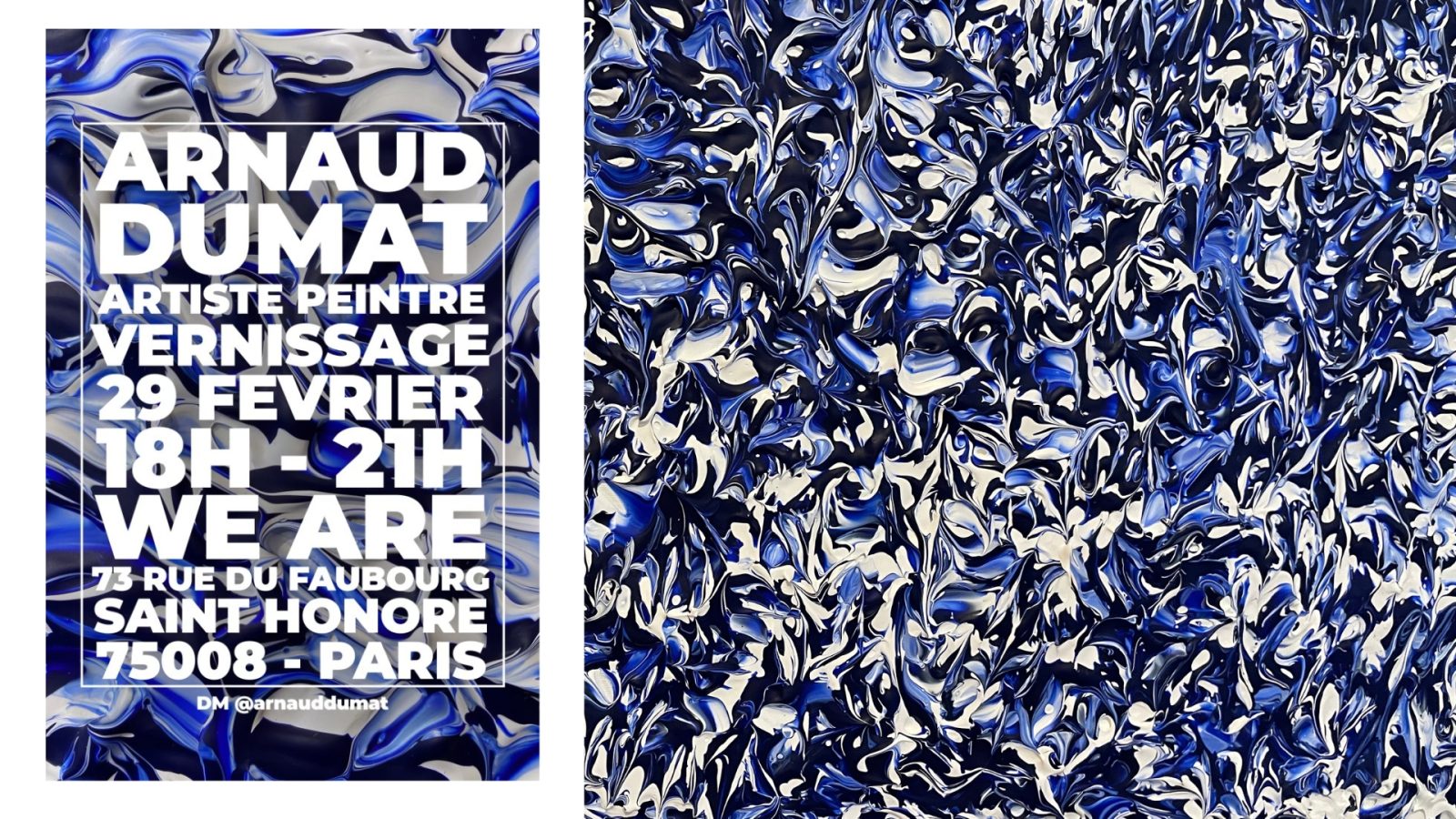 Assistez au vernissage d'Arnaud Dumat