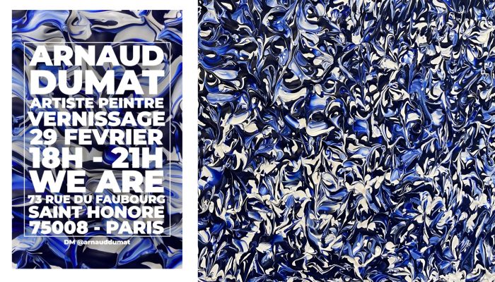 Assistez au vernissage d'Arnaud Dumat