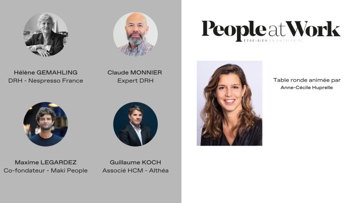Table ronde organisée par People at Work : "Comment passer à une organisation basée sur les compétences ?"