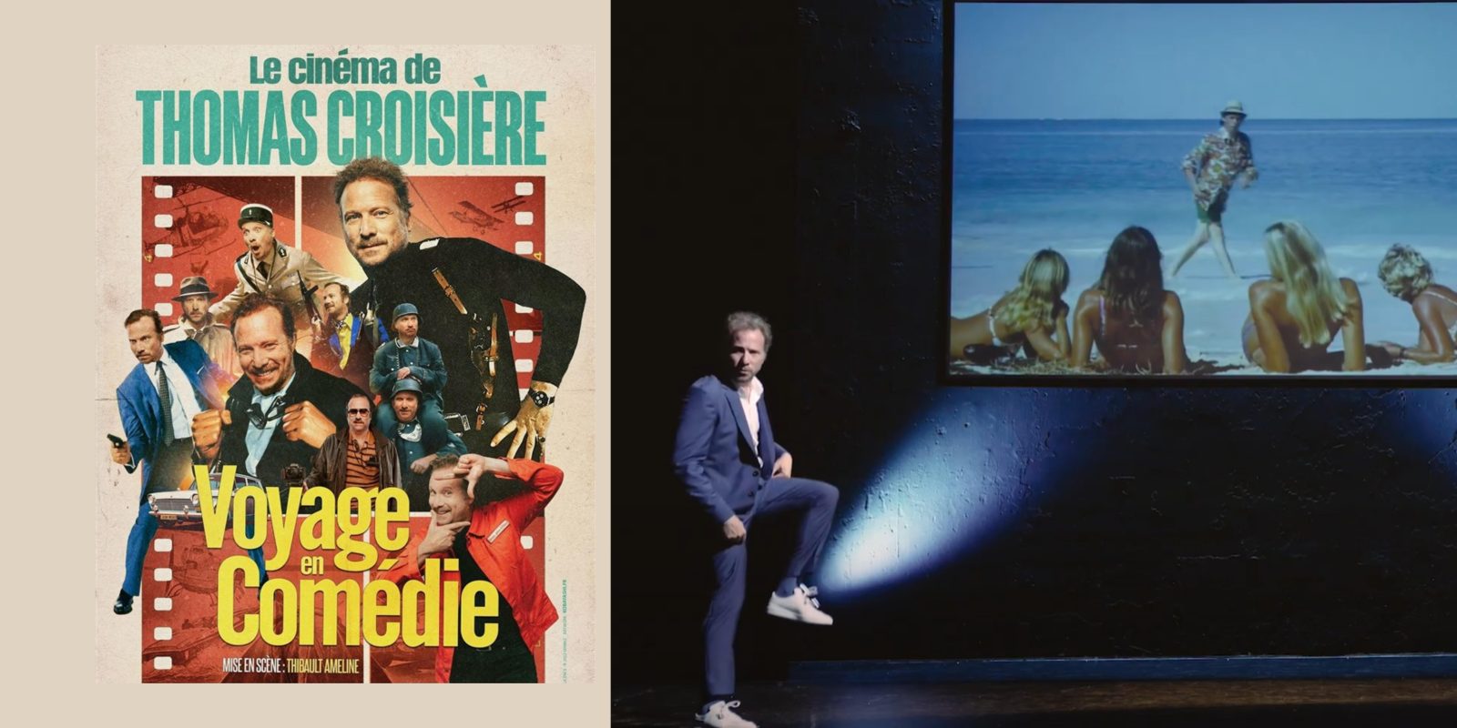 Dîner - Spectacle : Voyage en comédie avec Thomas Croisière