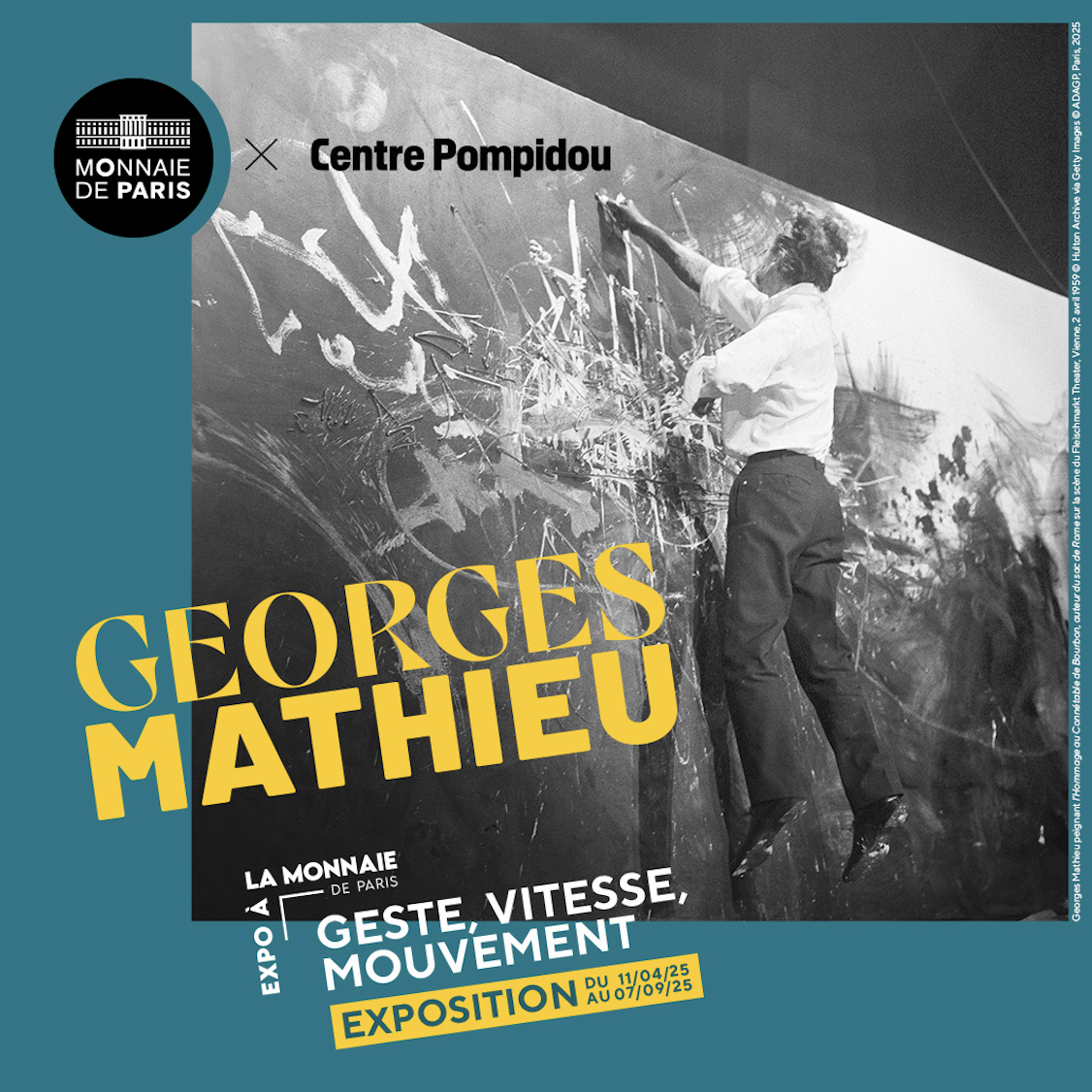 Hors les murs : Visite privée de l'exposition de Georges Mathieu à la Monnaie de Paris !