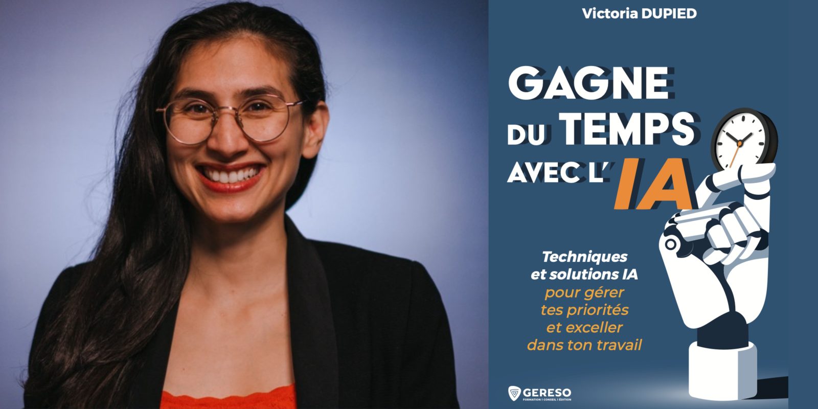 Rencontre littéraire avec Victoria Dupied : “Gagne du temps avec l’IA”