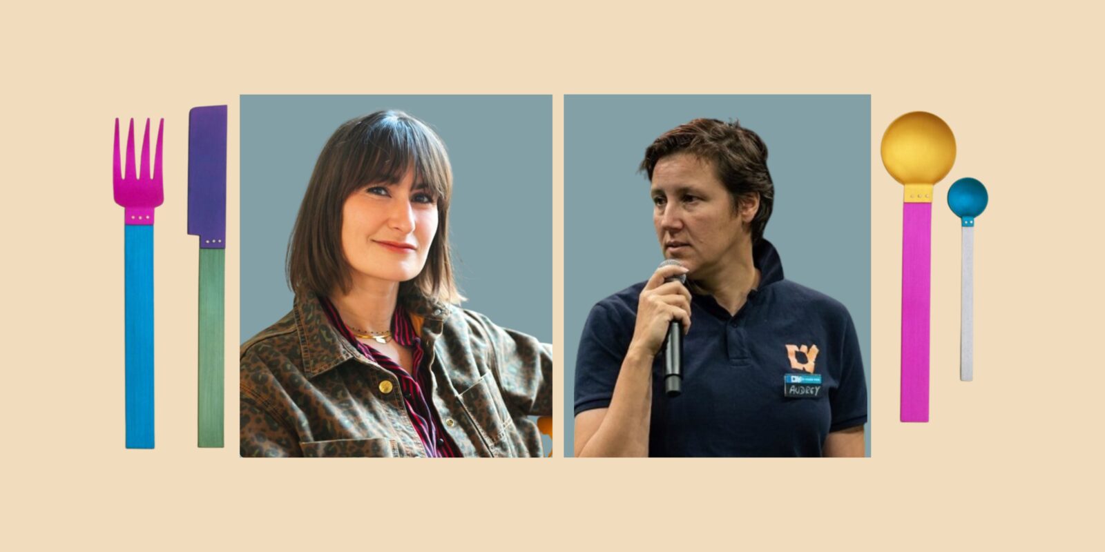 À table avec Aurélie Radenac et Audrey Hespel