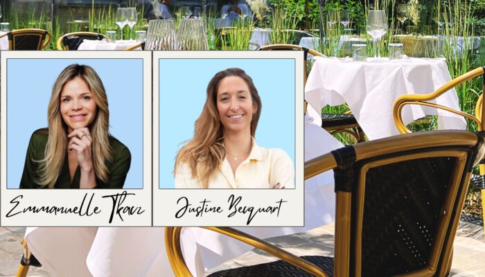 A la table de Emmanuelle Tkacz et Justine Becquart